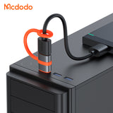 Adaptor Mcdodo Adapter (OT-3800), cu Silicon Hook, Aluminium Alloy, Type-C to USB 3.0, 5Gbps, Portabil Design
