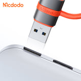 Adaptor Mcdodo Adapter (OT-3800), cu Silicon Hook, Aluminium Alloy, Type-C to USB 3.0, 5Gbps, Portabil Design