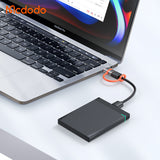 Adaptor Mcdodo Adapter (OT-3800), cu Silicon Hook, Aluminium Alloy, Type-C to USB 3.0, 5Gbps, Portabil Design