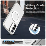 Husa pentru Samsung Galaxy S25 FE, Techsuit CandyCase MagSafe, alb