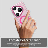 Husa pentru Huawei Pura 80 Pro, Techsuit CandyCase MagSafe, alb