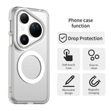 Husa pentru Huawei Pura 80 Ultra, Techsuit CandyCase MagSafe, alb