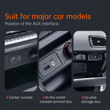 Cablu audio Mcdodo (CA-0890), Lightning to Jack 3.5mm, Coil Design, Nylon Braided, 1.8m, negru;gri;portocaliu