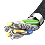 Cablu audio Mcdodo (CA-6640), Jack 3.5mm to Jack 3.5mm, Nylon Braided, 1.2m, negru