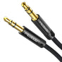Cablu audio Mcdodo (CA-6640), Jack 3.5mm to Jack 3.5mm, Nylon Braided, 1.2m, negru