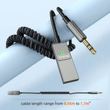 Cablu audio Mcdodo (CA-8700), USB to DC 3.5mm, HD Stereo, Integrat Microphone, Nylon Braided, 1.7m, negru;gri