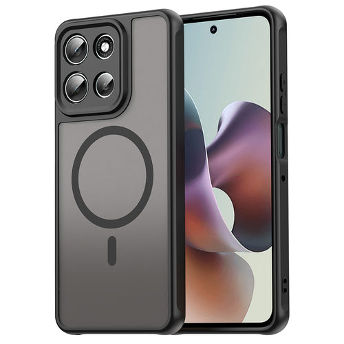 Husa pentru Motorola Moto G86, Techsuit HaloFrost II MagSafe, negru
