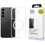 Husa pentru Samsung Galaxy S24, 3mk Armor MagCase, transparenta