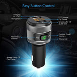Modulator FM Techsuit VoltTune (MFM1), Dual-USB, QC3.0, MP3 Player Function, Bluetooth, negru