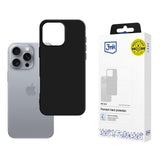 Husa pentru iPhone 16 Pro, 3mk Matt Case, negru