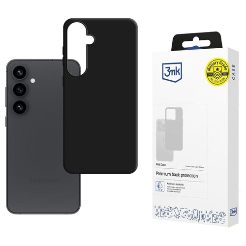 Husa pentru Samsung Galaxy S25, 3mk Matt Case, negru
