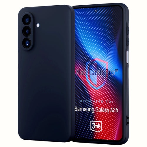 Husa pentru Samsung Galaxy A26 5G, 3mk Matt Case Pro, negru