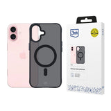 Husa pentru iPhone 16, 3mk Smoke MagCase, negru