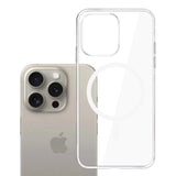 Husa pentru iPhone 15 Pro Max, 3mk Clear MagCase, transparenta