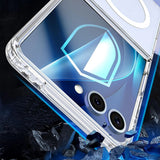 Husa pentru Samsung Galaxy Z Flip7, 3mk Armor MagCase, transparenta