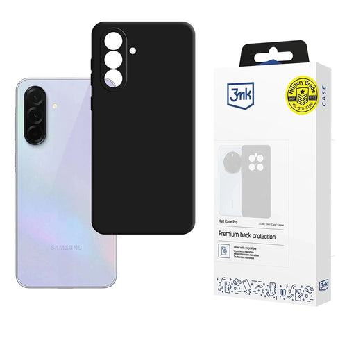 Husa pentru Samsung Galaxy A36 5G, 3mk Matt Case Pro, negru
