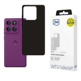 Husa pentru Motorola Edge 60 Pro, 3mk Matt Case, negru