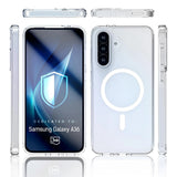Husa pentru Samsung Galaxy A36 5G, 3mk Armor MagCase, transparenta
