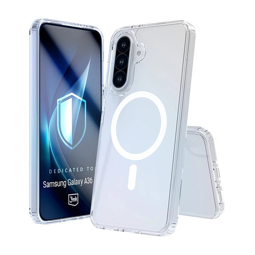 Husa pentru Samsung Galaxy A36 5G, 3mk Armor MagCase, transparenta