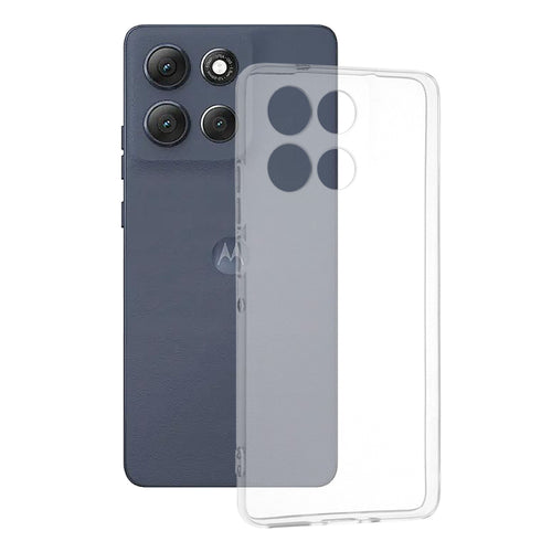 Husa pentru Motorola Moto G86 Power, Techsuit Clear Silicone, transparenta