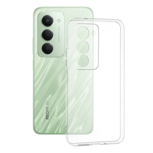 Husa pentru Xiaomi Redmi 15 5G, Techsuit Clear Silicone, transparenta