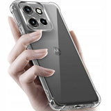 Husa pentru Motorola Moto G86 Power, Techsuit Shockproof Clear Silicone, transparenta