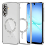 Husa pentru Samsung Galaxy A17 5G, Techsuit Lux Crystal MagSafe, argintiu
