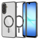 Husa pentru Samsung Galaxy A17 5G, Techsuit Lux Crystal MagSafe, argintiu