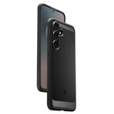 Husa pentru Samsung Galaxy S25 FE, Spigen Rugged Armor (ACS10025), negru