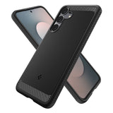 Husa pentru Samsung Galaxy S25 FE, Spigen Rugged Armor (ACS10025), negru