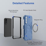 Husa pentru OnePlus Nord 5, Techsuit ArmorMag Case, albastru