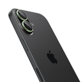 Folie de protectie pentru iPhone 16, Spigen (2 pack) Optik.tR EZ Fit Pro Camera Glass (AGL10128)