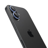 Folie de protectie pentru iPhone 16, Spigen (2 pack) Optik.tR EZ Fit Pro Camera Glass (AGL10129)