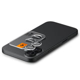 Folie de protectie pentru iPhone 16, Spigen (2 pack) Optik.tR EZ Fit Pro Camera Glass (AGL10126)