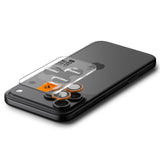 Folie de protectie pentru iPhone 14 Pro, Spigen (2 pack) Optik.tR EZ Fit Pro Camera Glass (AGL10123)