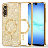 Husa pentru Samsung Galaxy A17 5G, Techsuit Lux Glitter MagSafe, argintiu