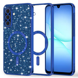 Husa pentru Samsung Galaxy A17 5G, Techsuit Lux Glitter MagSafe, albastru