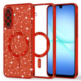 Husa pentru Samsung Galaxy A17 5G, Techsuit Lux Glitter MagSafe, argintiu