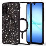 Husa pentru Samsung Galaxy A17 5G, Techsuit Lux Glitter MagSafe, argintiu