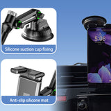 Suport auto Techsuit TabbyX (ST1), pentru Tablet/Telefon, Flexibil, 360A° Adjust, Universal, negru