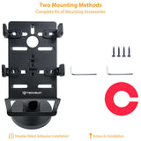 Suport de birou Techsuit POS Stand PayNest (POS1), 270° Horizontal Rotation, Tilt up to 30°, Hold Steadily, 3M Adhesive, negru