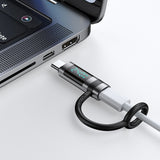 Adaptor Mcdodo Adapter Pigeon Series (OT-2620), cu Silicon Hook, Aluminium Alloy, USB-C to USB-C, 240W