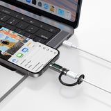 Adaptor Mcdodo Adapter Pigeon Series (OT-2620), cu Silicon Hook, Aluminium Alloy, USB-C to USB-C, 240W