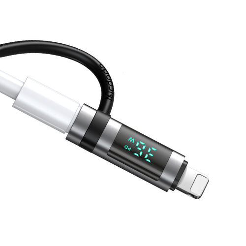Adaptor Mcdodo Adapter Pigeon Series (OT-2610), cu Silicon Hook, Aluminium Alloy, USB-C to Lightning 36W