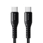 Cablu Mcdodo de date (CA-5641), Type-C to Type-C, Nylon Braided, Aliaj aluminiu, PD60W, 1m, negru