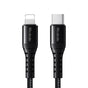 Cablu Mcdodo de date (CA-5631), Type-C to Lightning, Nylon Braided, Aliaj aluminiu, PD36W, 1m, negru