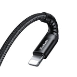 Cablu Mcdodo de date (CA-5631), Type-C to Lightning, Nylon Braided, Aliaj aluminiu, PD36W, 1m, negru