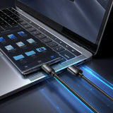 Cablu Mcdodo de date (CA-3990), USB to Micro-USB, Nylon Braided, Aliaj aluminiu, QC4.0, 1m, negru