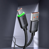 Cablu Mcdodo de date (CA-3990), USB to Micro-USB, Nylon Braided, Aliaj aluminiu, QC4.0, 1m, negru
