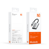 Adaptor Mcdodo Audio Adapter Wales Series (CA-5570), Type-C to Type-C, Aluminum Alloy, Nylon, High Resolution, PD60W
